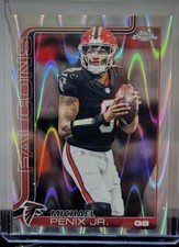2025 Topps Chrome- Michael Penix Jr Raywave #15