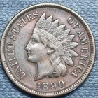 1890 Indian Head Cent 1c High Grade #102097