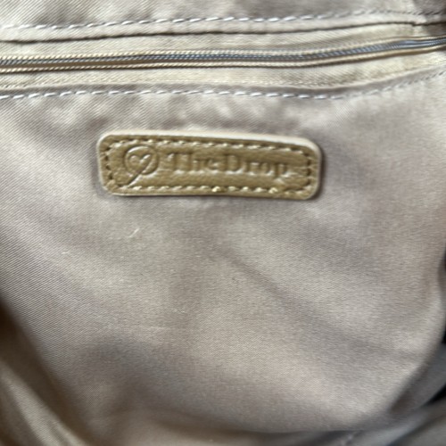 Bolso Bandolera The Drop Marrón Vegano Cuero Acanalado Bolso Asimétrico Cartera Mujeres - Imagen 4 de 9