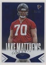2014 Certified Blue 39/99 Jake Matthews #128 0a3