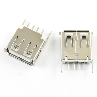 5Pcs USB 2.0 Type A 4 Pin Female DIP PCB Socket Connector