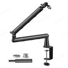 Professional Studio Low Profile Mic Arm with Extended Riser Cable Management Adj