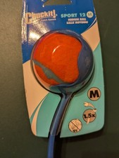 CHUCKIT LAUNCHER  Sport BALL 12" Pocket Thrower Dog Park Toy 30cm BLUE new nip