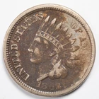 1862 Indian Head Penny Cent Fine (F) Details