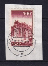 AC424) Saarland Nr. 337 gestempelt Briefst&uuml;ck gepr&uuml;ft Geigle BPP Michel 80 Euro
