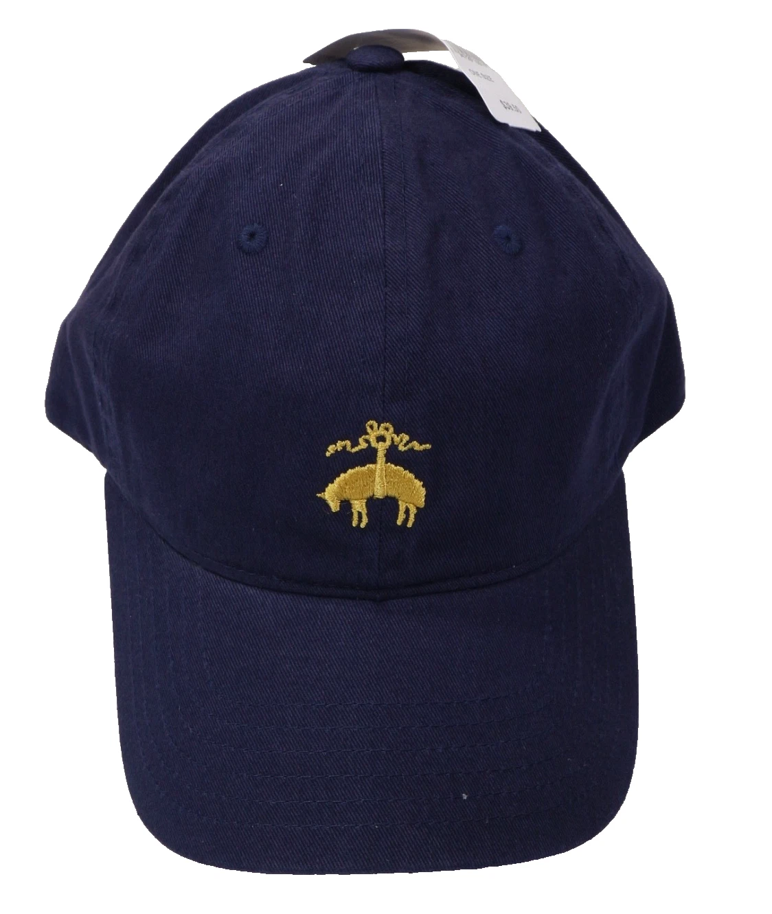 Brooks Brothers 1818 Cotton Logo Baseball Hat Navy