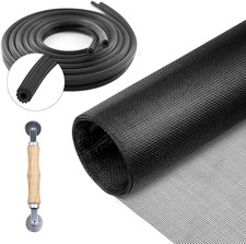 Screen Repair Kit for Windows and Doors 48 X 100" Adjustable Fiberglass Screens