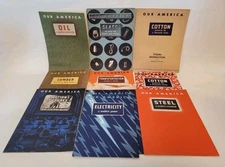 Vintage Lot Of 10 "Our America" School Magazines, The Coca-Cola Bottling Company