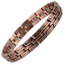 Sisto-X Magnetic Copper Alloy Antique Finish Bracelet Hi Strength NdFeB 20 Ma...