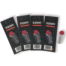 Authentic Zippo Lighter Flints, 4 New Packs and One Opened