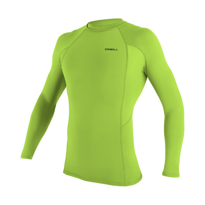O'NEILL HERREN RASH VEST TOP.NEU SKINS LIME UPF50 LANGARM SUN GUARD T-SHIRT W26