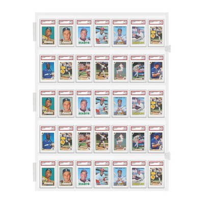 PENNZONI Baseball Card Display Case - 35 PSA Graded Card Display for Basketball 