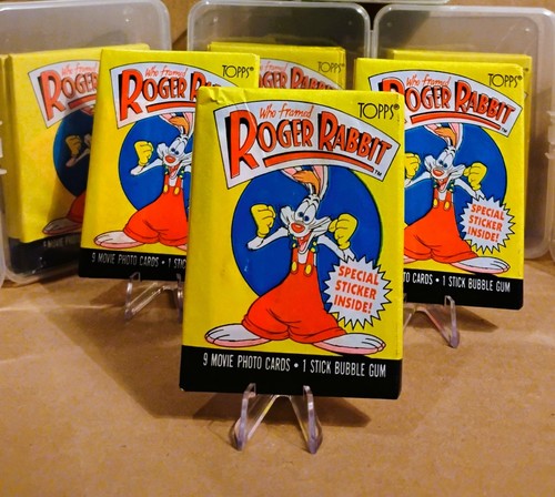 1987 Topps Trading Cards- Who Framed Roger Rabbit -3 SEALED Wax Packs ...