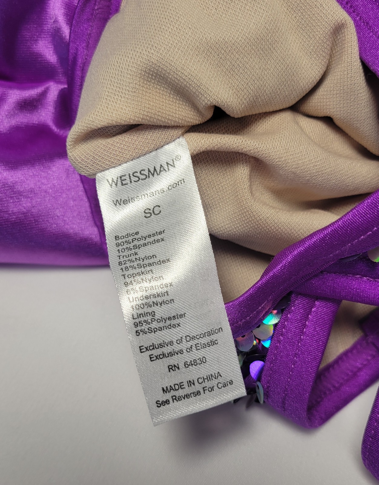 Weissman Showtime Girls Dance Costume - Hologram … - image 4