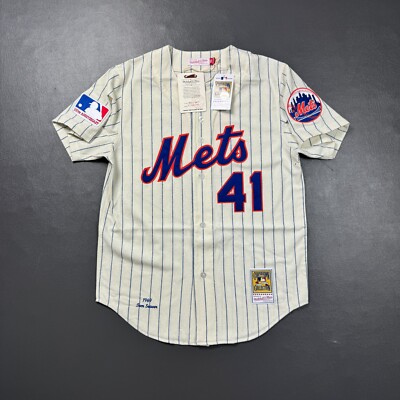 100% Authentic Tom Seaver Mitchell & Ness 1969 NY Mets Jersey Size 