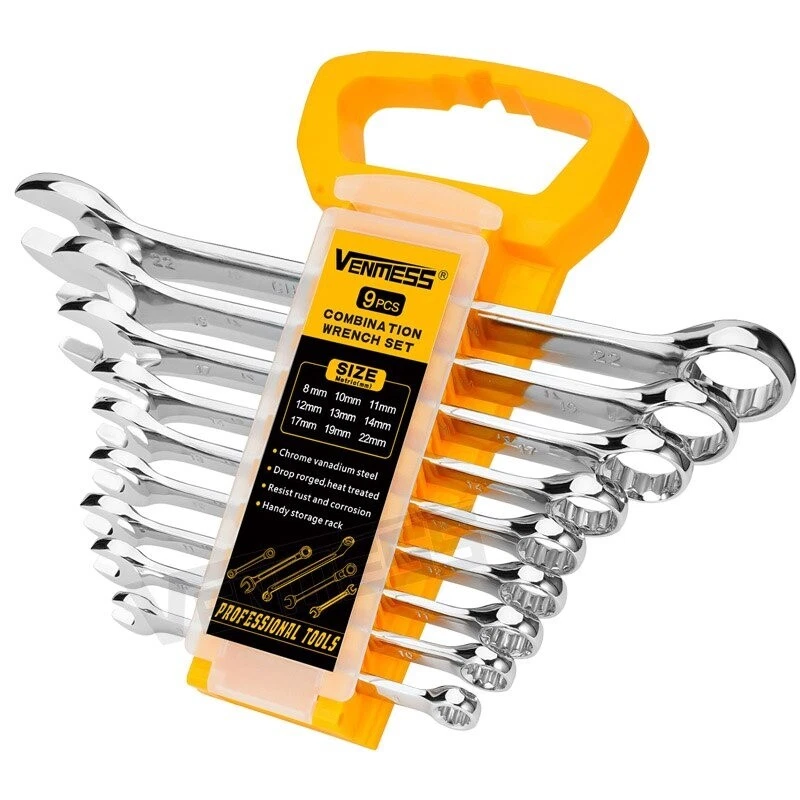 Standard combination wrench set deals