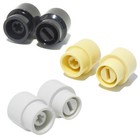 2x Round Telecaster Switch Tips 3.5mm and 4.9mm slot In Black, White, or Cream