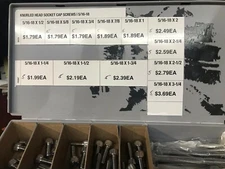 Flat Head Socket Caps Screws Chrome 8-32, 10-24 & 1/4-20