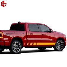 Rocker Panel Racing Stripes Door Side Decal Sticker For Dodge Ram Pickup Truck