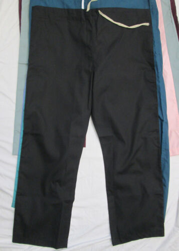 Scrubs pants medical navy royal blue maroon black white green pink s m l xl 2x S - Picture 6 of 11