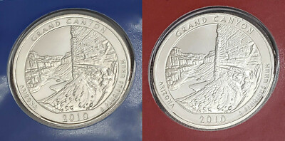 2010 P & D Grand Canyon Quarter Set (2 Coins)  *MINT CELLO* **FREE SHIPPING**