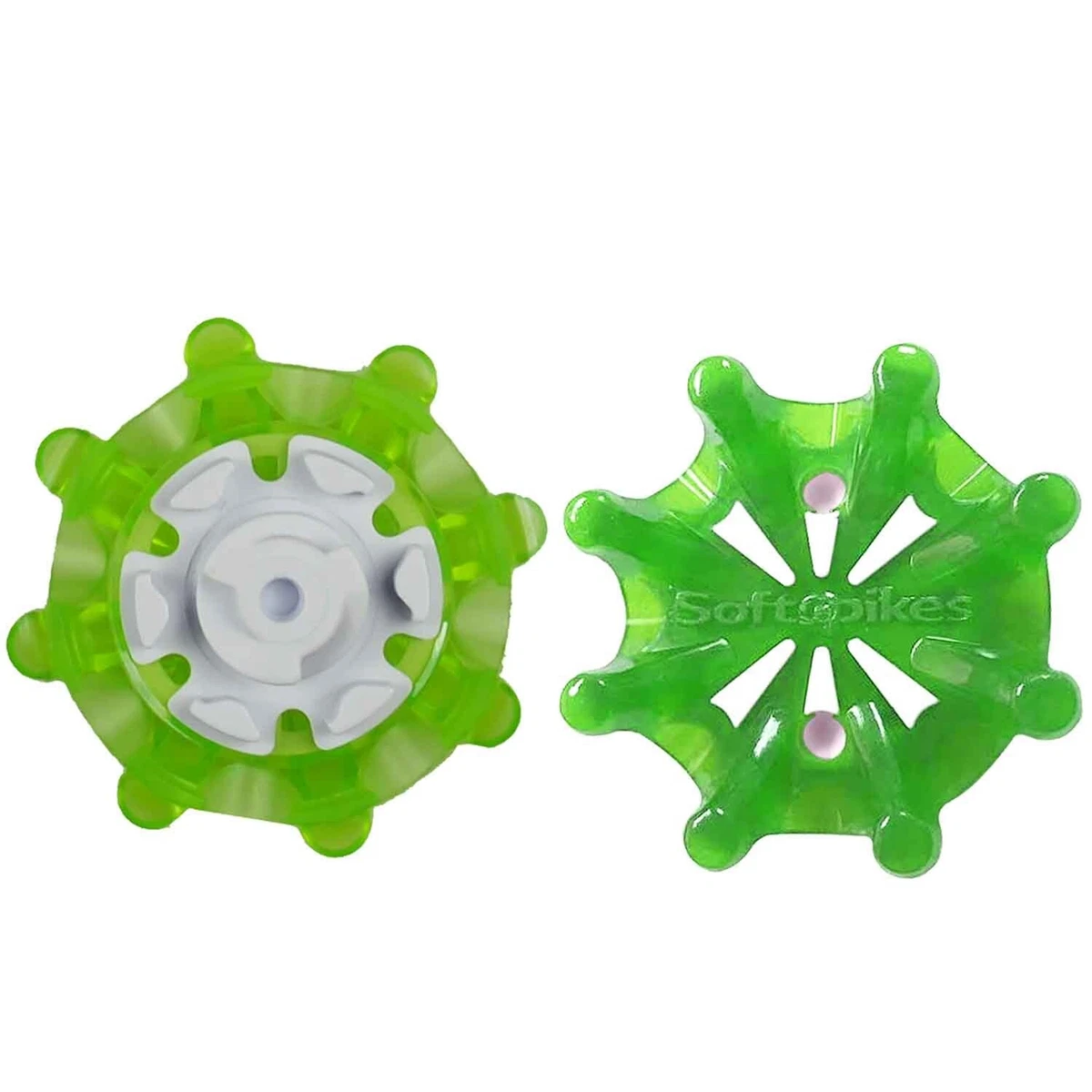 18 Softspikes PULSAR Fast Twist 3.0 Tour Lock Golf Cleats Spikes Green