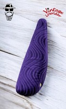 VINTAGE LOWRIDER 14" LONG VELOUR BANANA PURPLE SEAT 16" CRUISER/LOWRIDER BICYCLE