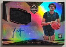2021 Chronicles Draft Picks Jalen Green Limited Rookie Patch Auto RPA RC /99