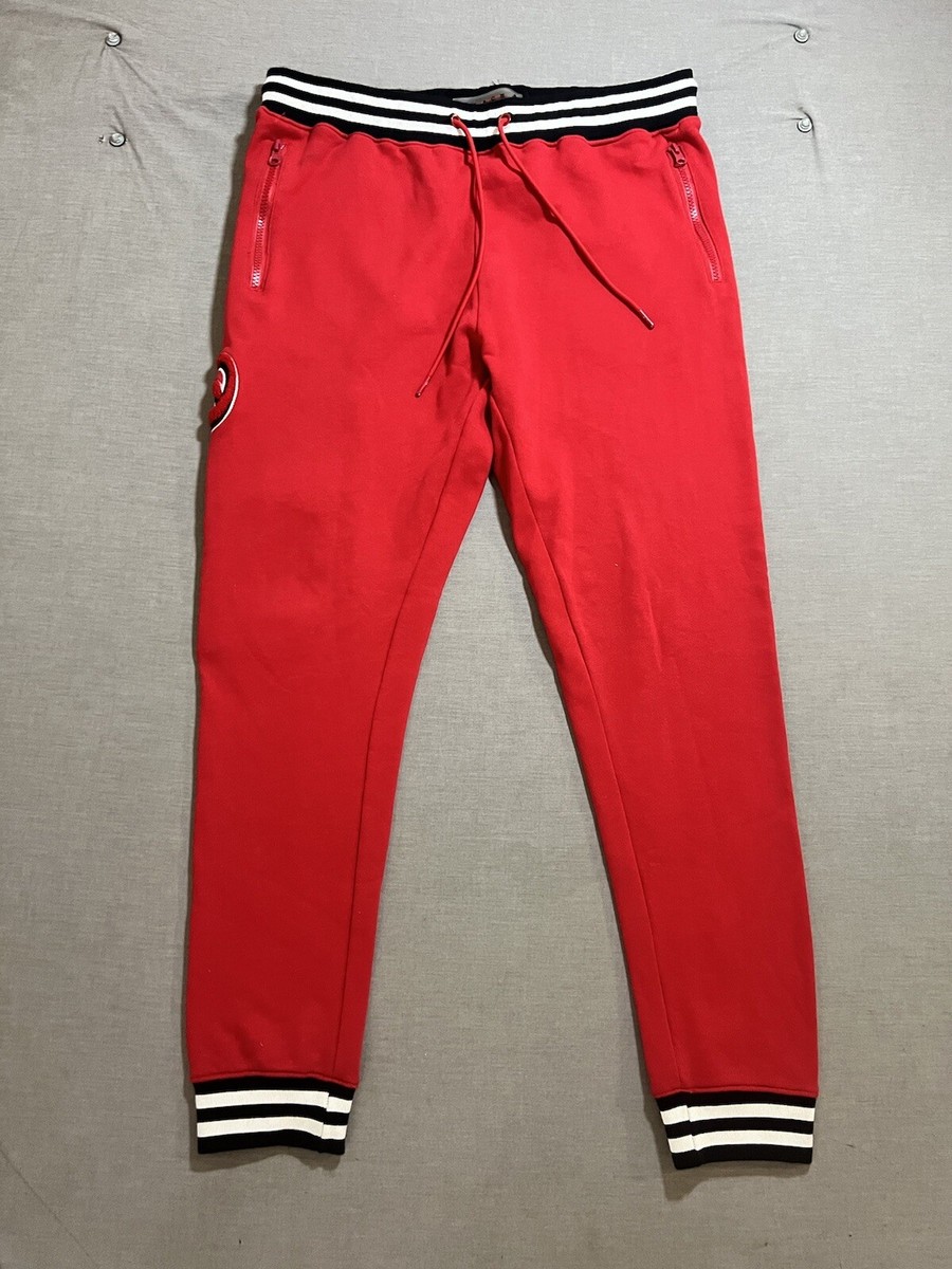 Black Pyramid Sweatpants Pants Large Red Embroidered Streetwear Joggers  34x29. | eBay