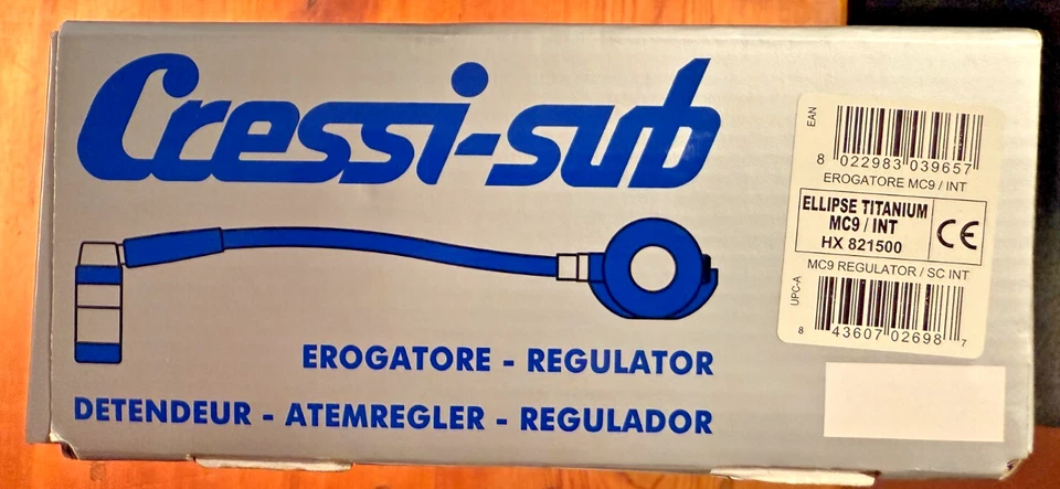cressi elipse titanio mc9/int hx. 821500 Foto 4 de 4
