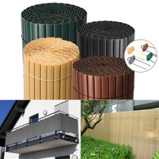 Bamboo PVC Privacy Mat Screen Border Panel Fence Garden Wall Fencing Multi Size