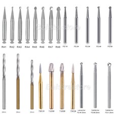 Dental Tungsten Carbide Tungsten Steel Burs for High /Low Speed Handpiece FG/ RA