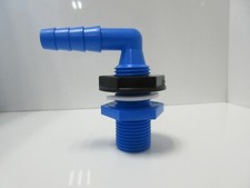 MOTORHOME CARAVAN MARINE FRESH WATER TANK BLUE ELBOW WATER PIPE FITTING