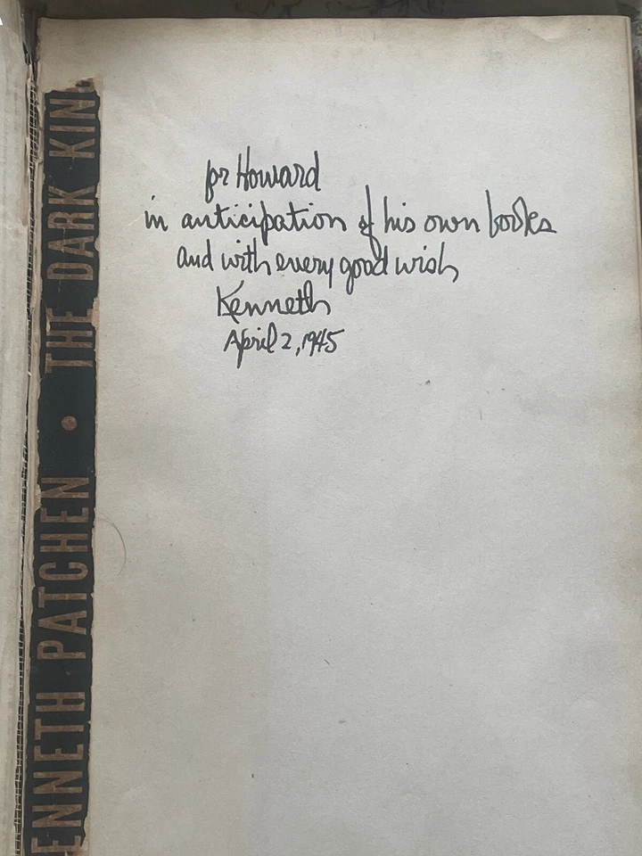 (INSCRIBED) Kenneth Patchen: The Journal of Albion Moonlight. 1st Trade Ed. 1944 - Image 2 of 4