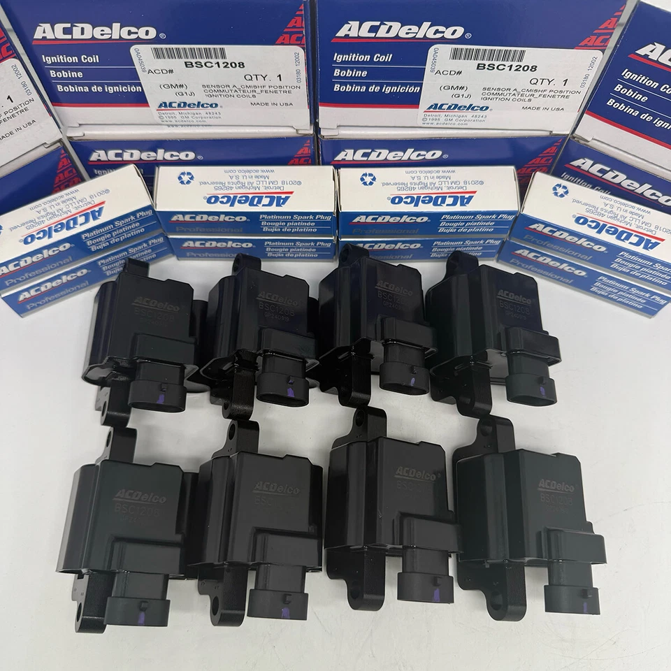 8 Pack UF271 Ignition Coil & Spark Plug & Wire for Chevy GMC 4.8L 5.3L 6.0L 8.1L - Image 4 of 4