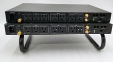 LOT OF 2 Panamax M4000-PRO Bluebolt 8-Outlet 15 Amp Power Management