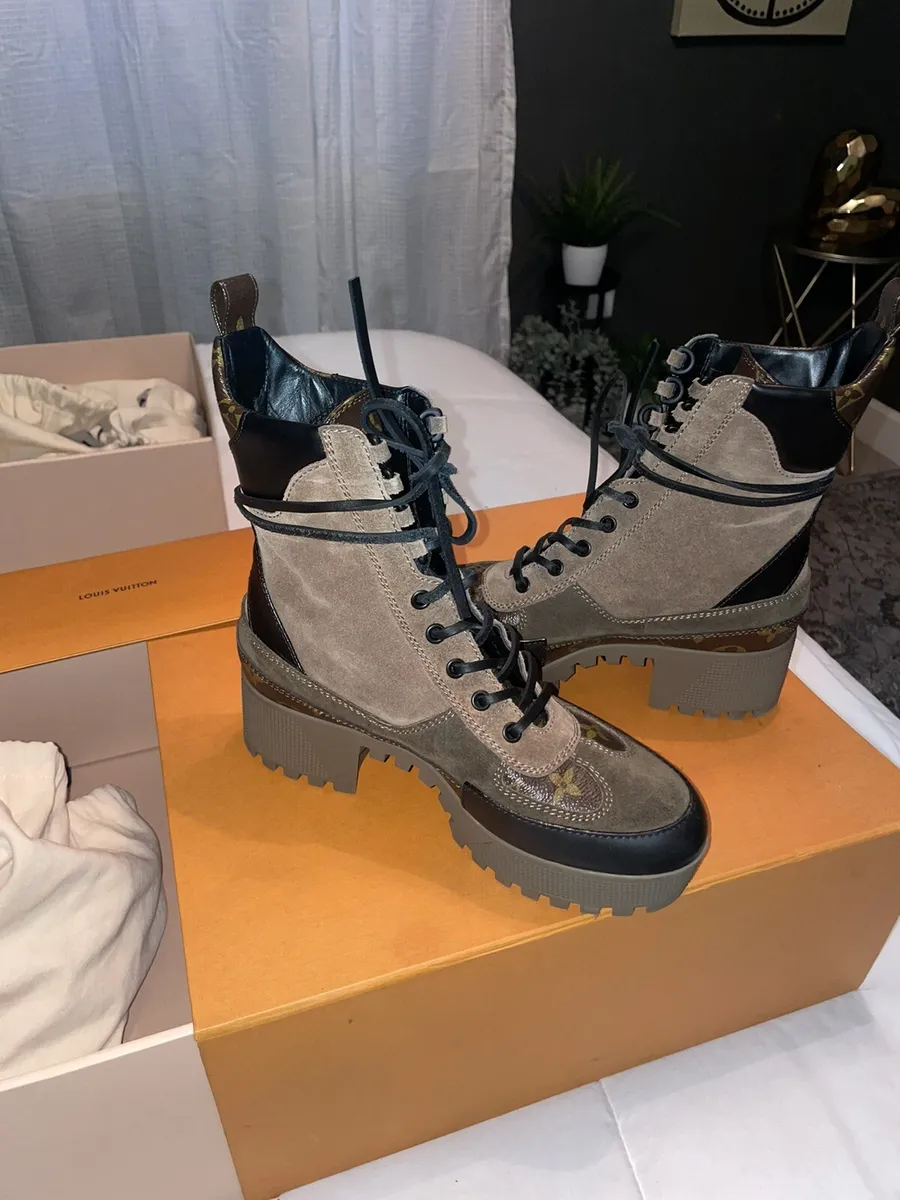 Louis Vuitton, Shoes, Louis Vuitton Laureate Platform Desert Boots