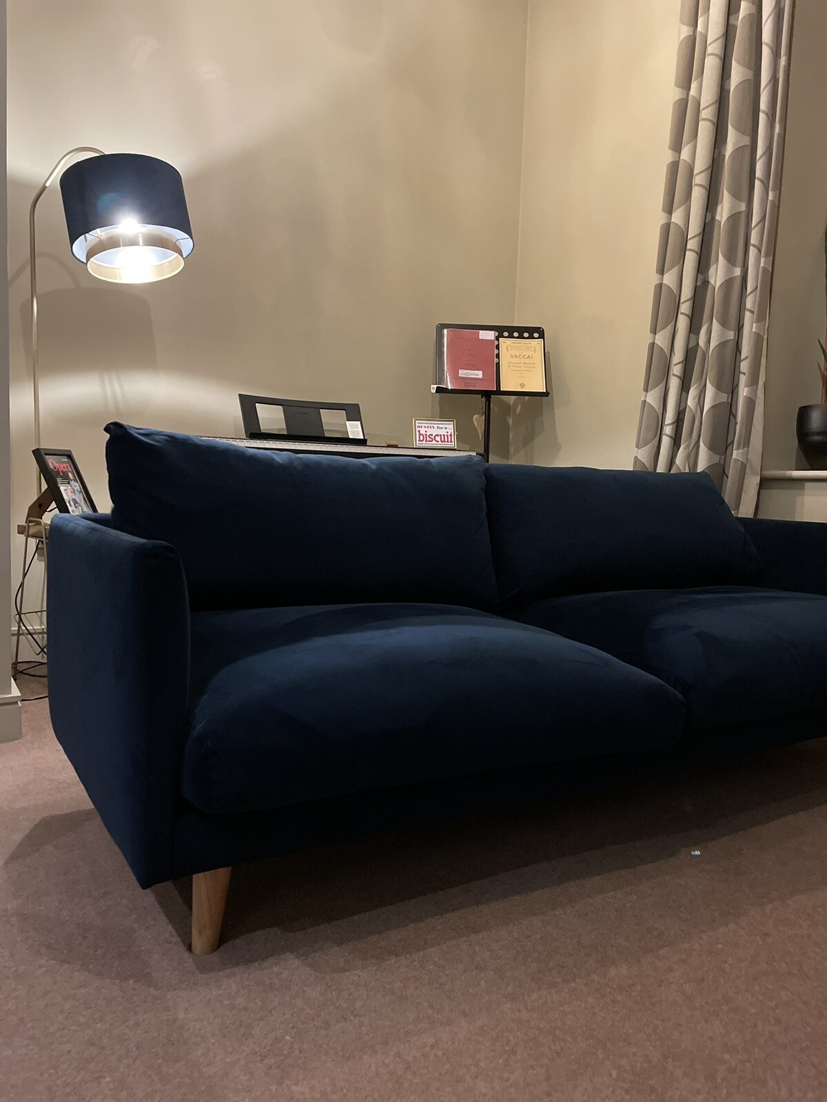 Swoon Luna Velvet 3 Seater Sofa eBay