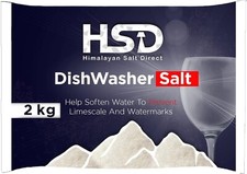 1 x HSD Dishwasher Salt 2kg Soften Water to Prevent Limescale & Watermarks 3.40 per kilo