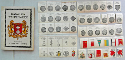 Gdańsk Coat of Arms Complete +55 Collectible Images Coffee Hag Scrapbook 1930 Danzig