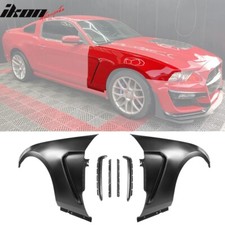 Fits 10-12 Ford Mustang Gt500 13-14gt Gt500 V6 Gt350 Style 2pcs Side Fenders