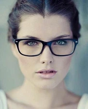 Sexy Geek Hot Teacher Naughty Demi Fashion Eyeglasses Clear Lens Glasses Frames