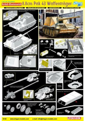1/35 German 88mm Pak 43 Waffenträger Ardelt-Rheinmetall ~ Dragon