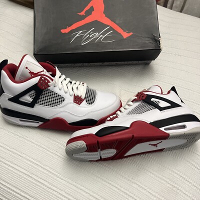 Size 12 - Jordan 4 Retro Fire Red 2012 886551115031| eBay