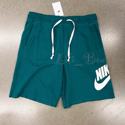 Nike Sportswear Alumni Men's Shorts Loose Fit AR2375-382 Teal Pine Green  Size L