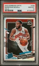 2023 Donruss Optic Markquis Nowell Silver Holo RC #236 PSA 10 GEM MT
