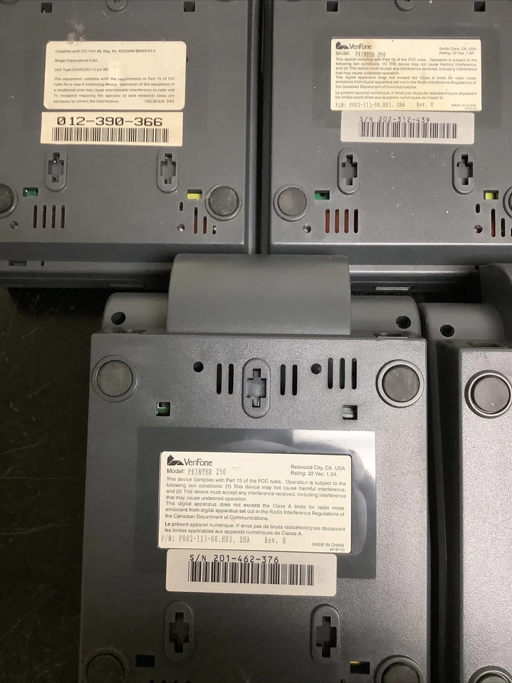 VeriFone Lot | 5 Printers Model 250 | PinPad 1000 | Tranz 330 and Tranz 380 - Image 4 of 4