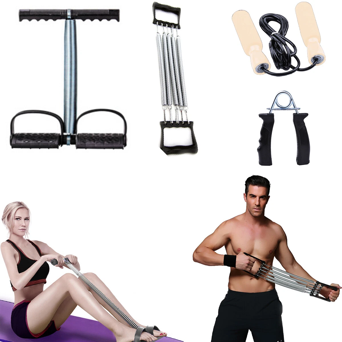 Zummy 4 Piece Premium Home Fitness Strength Bundle Workout Set eBay