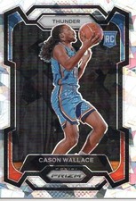 2023-24 CRACKED ICE PRIZM CASON WALLACE RC #139