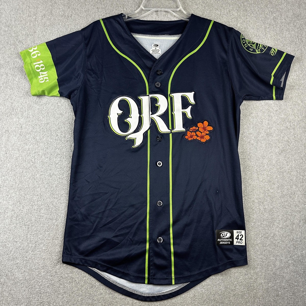 League Baseball 42 Baseball Jersey Norfolk Tides Jersey Mens 42